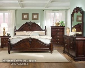 Set Kamar Jati Klasik Jepara