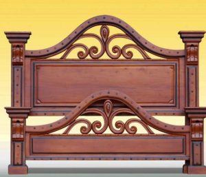 Tempat Tidur Ukiran Jati