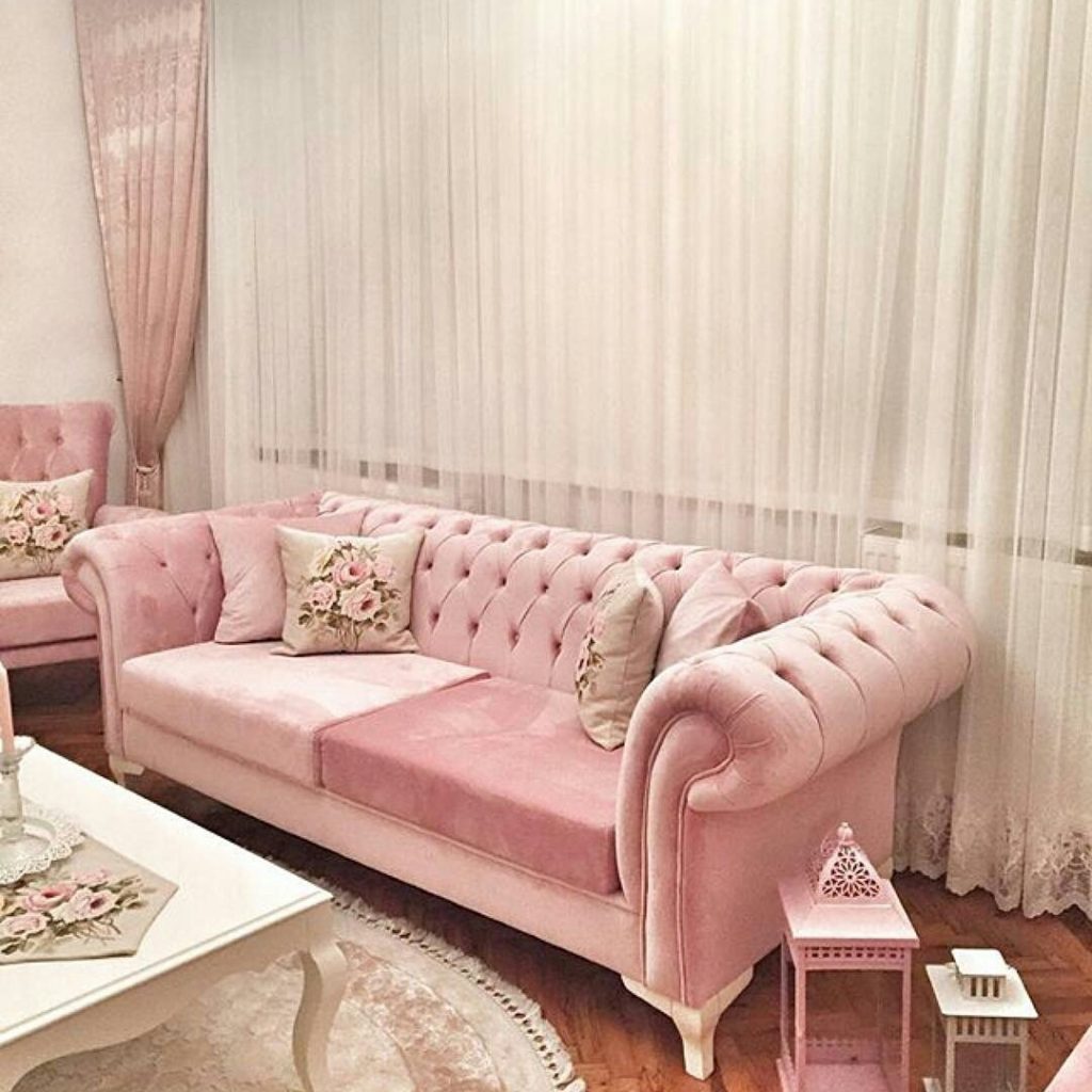 Sofa Minimalis Modern Pink