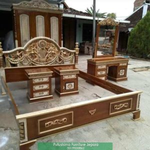 Jual Kamar Set Jati Model Cinta