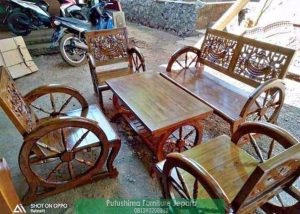 Jual Kursi Tamu Jati Dokar