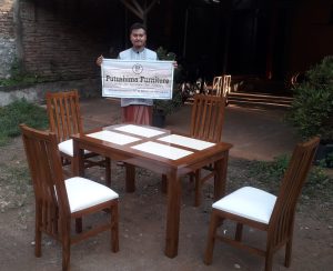 Jual Meja Makan Minimalis 4 Kursi Cafe Resto