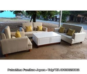 Sofa Minimalis Tamu Jati Koishi