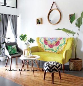 Sofa Minimalis Retro Jati