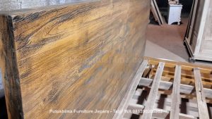 Headboard Tempat Tidur Jati Lesehan Rustic