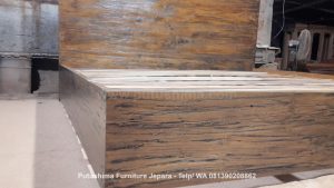 Right Side Tempat Tidur Jati Lesehan Rustic