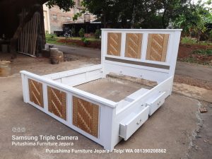 Set Tempat Tidur Ukir Duco Gold