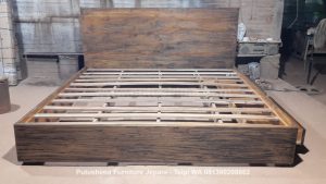 Tempat Tidur Jati Lesehan Rustic