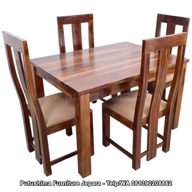 Set Meja Makan Resto 4 Kursi Reggele