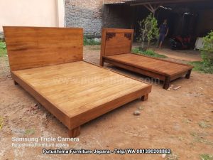 Tempat Tidur Single Kayu